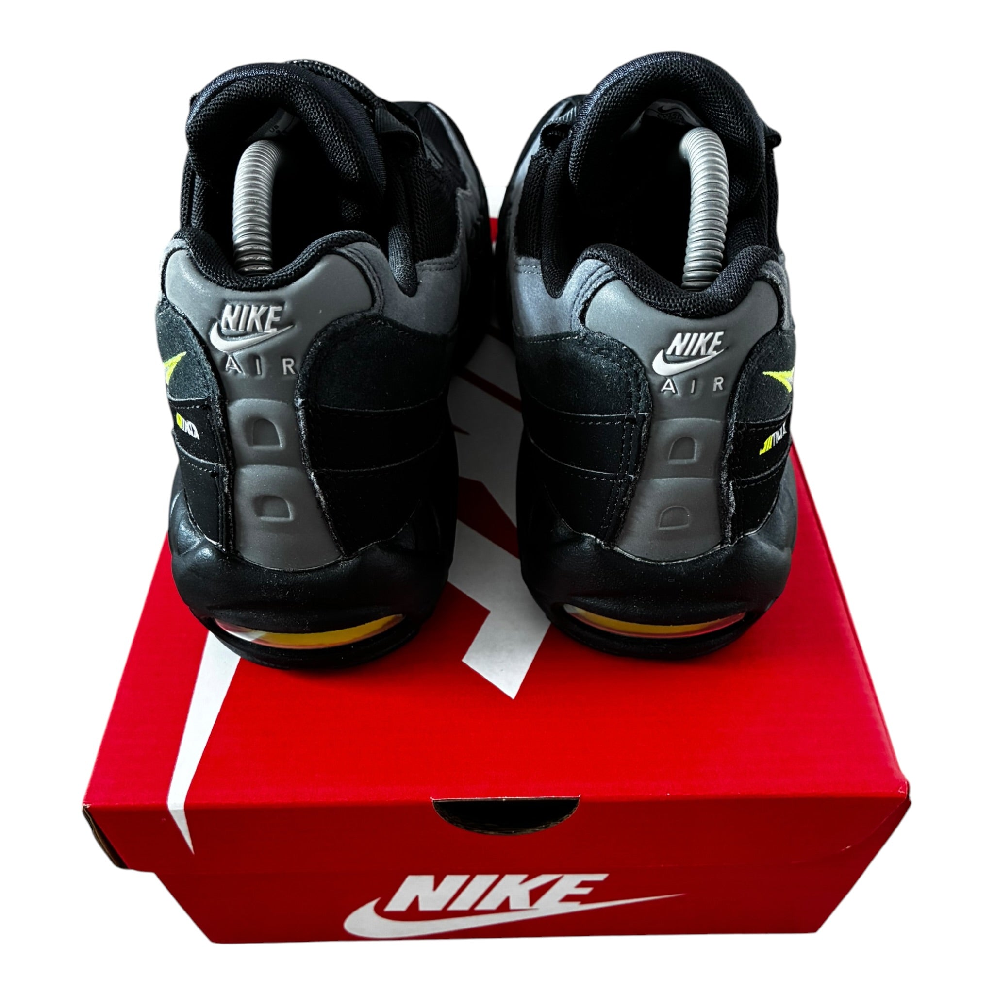 Nike Air Max 95 Black / Light Smoke Grey-Volt Retro Logo