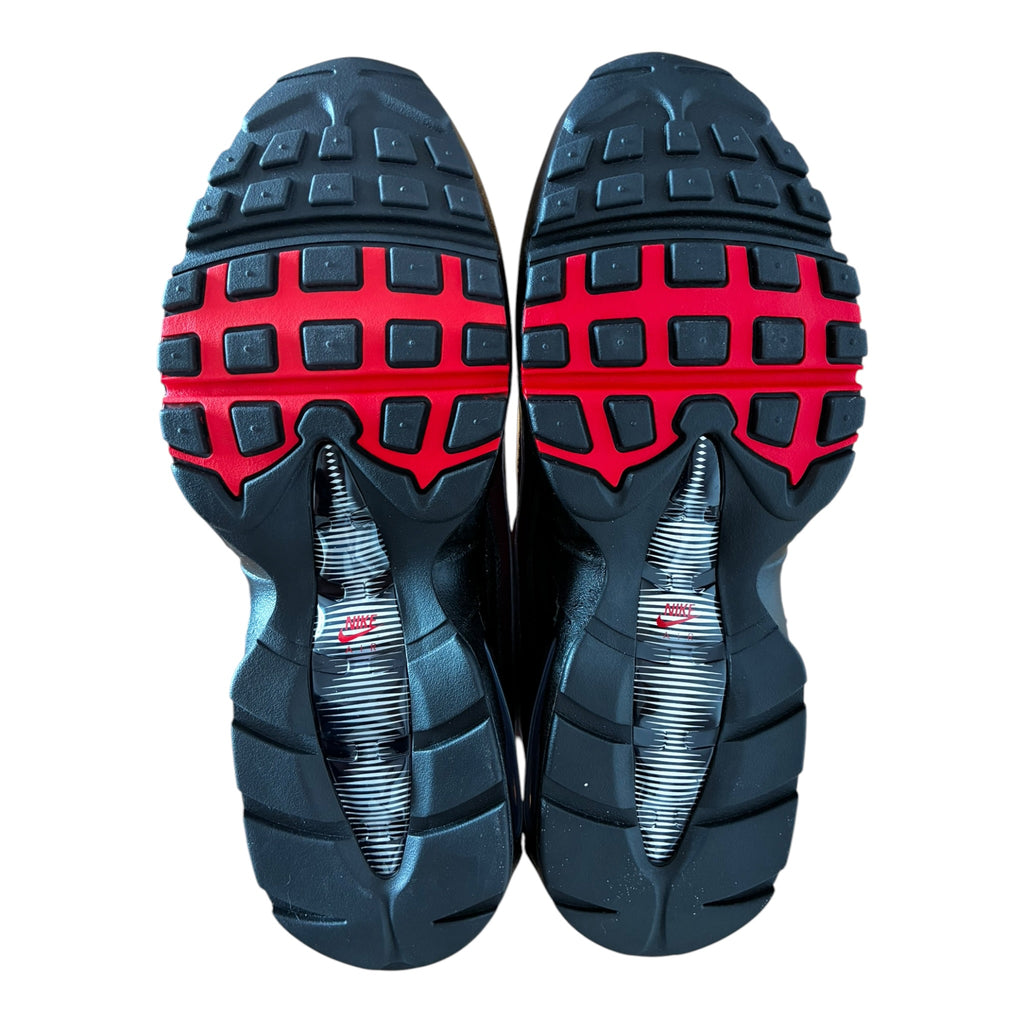 Nike Air Max 95 Big Bubble Tech Black/University Red-Tough Red
