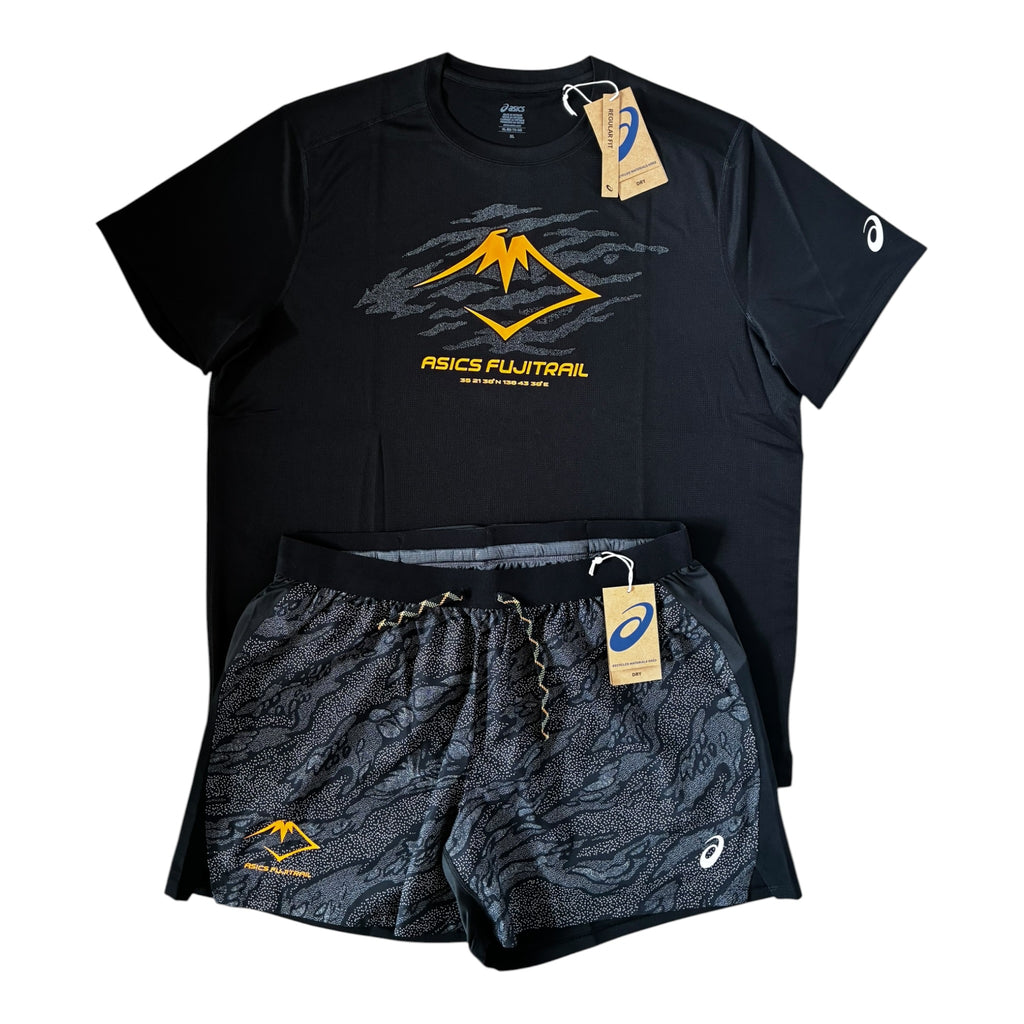 Asics Fujitrail T-Shirt & Shorts Set
