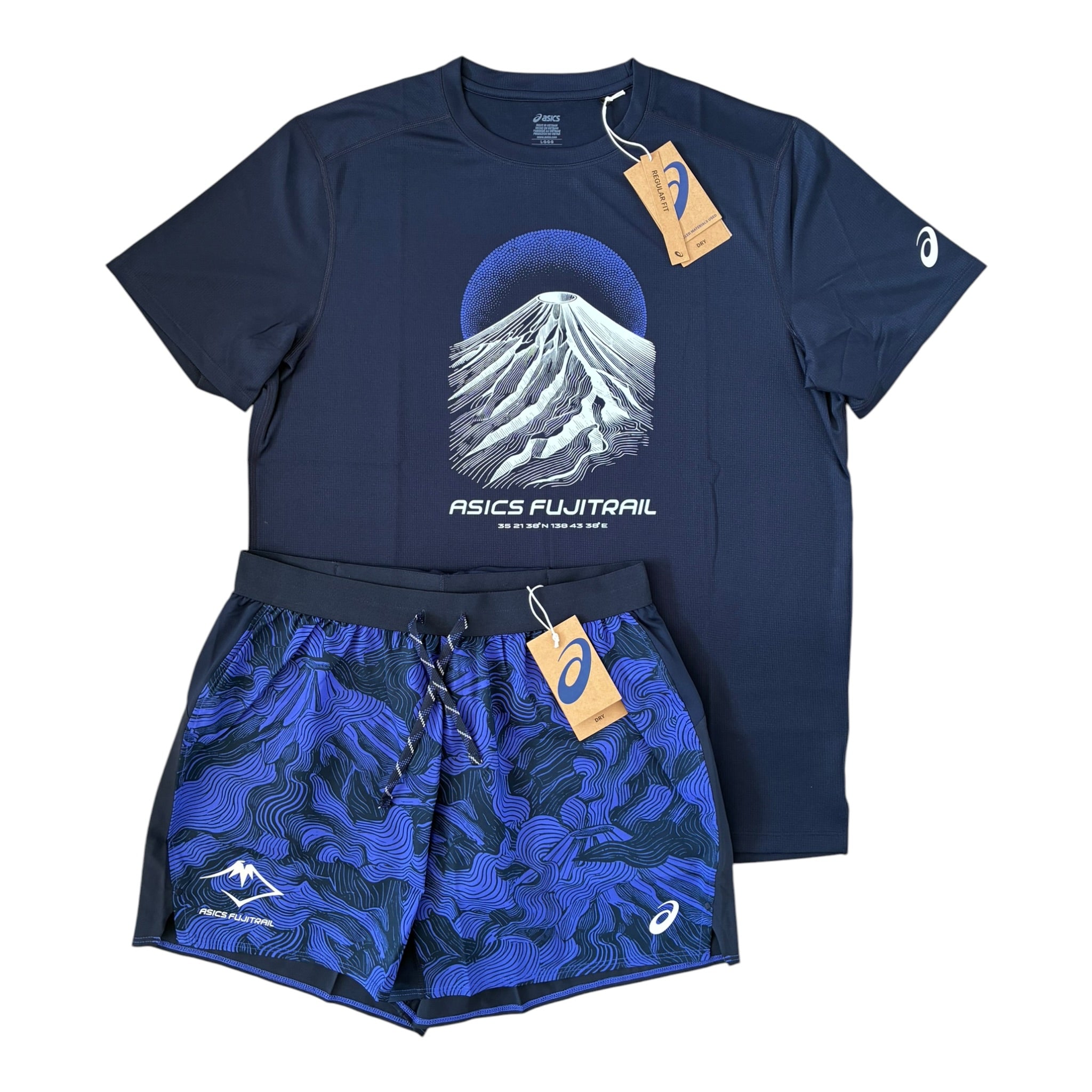 Asics Fujitrail T-Shirt & Shorts Set