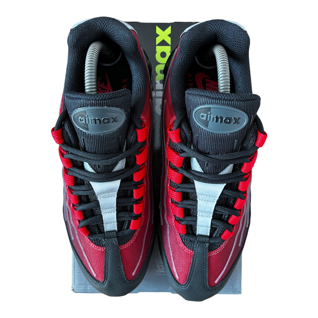 Nike Air Max 95 Big Bubble Tech Black/University Red-Tough Red