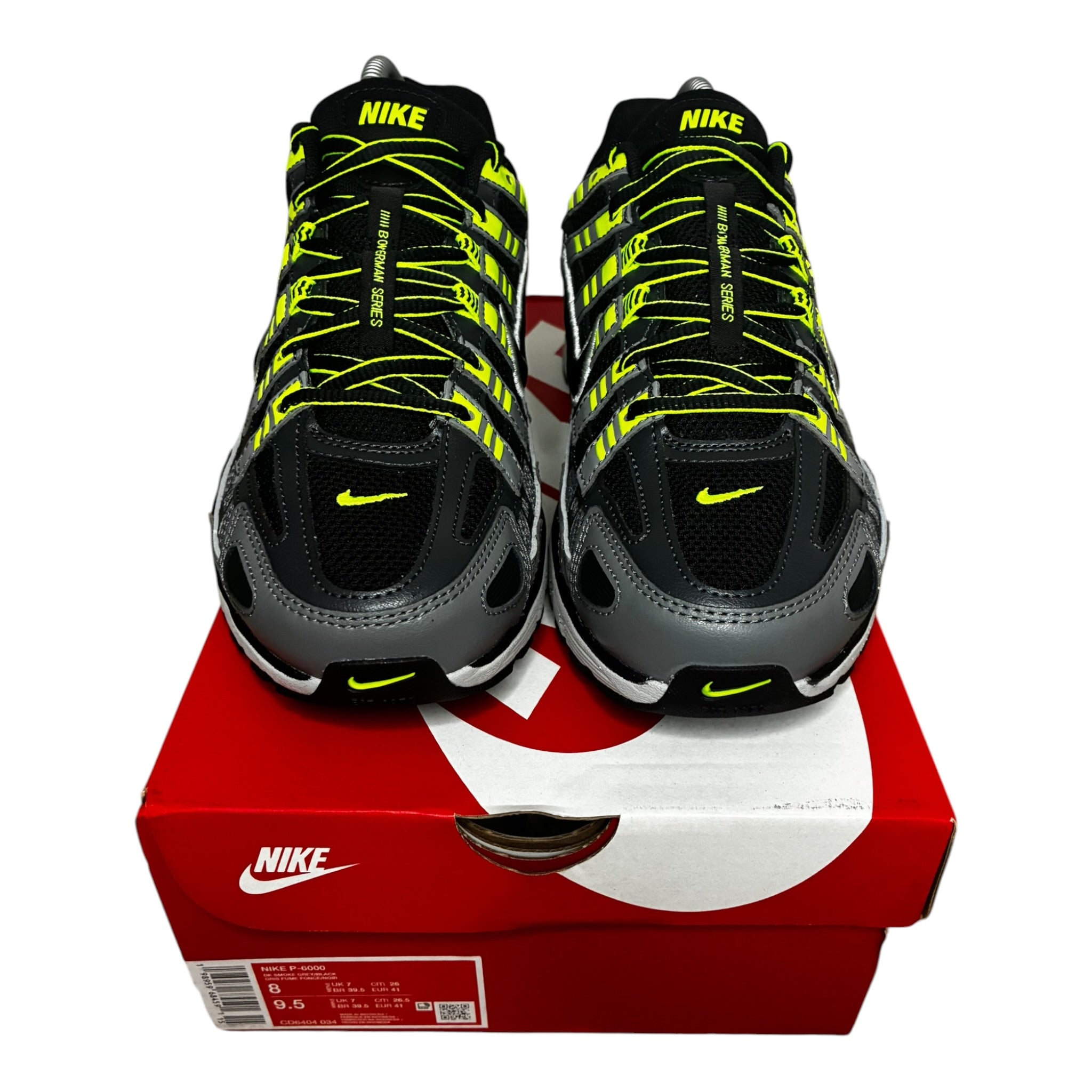 Nike P-6000 Dark Smoke Grey/Black/Neon