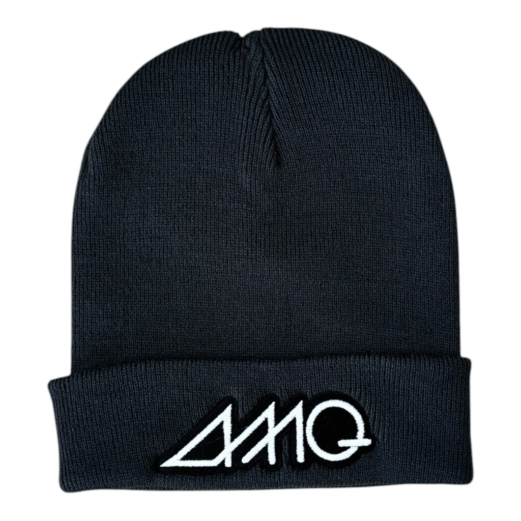 AMQ Winter Beanie Hat – Grey/White – 2 for £45