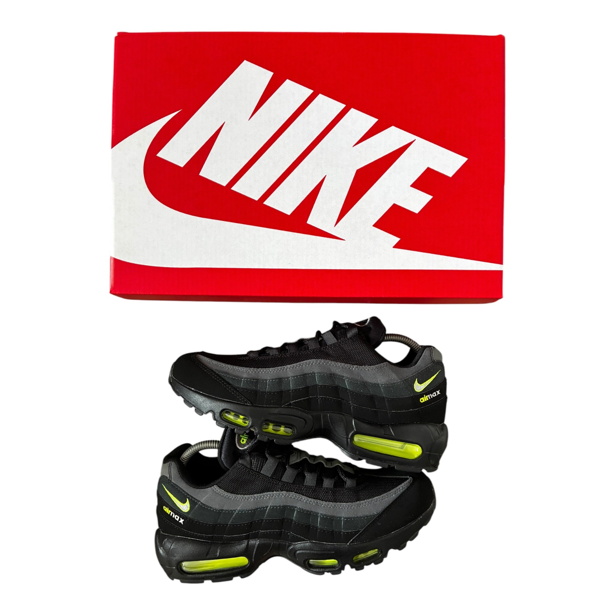 Nike Air Max 95 Black / Light Smoke Grey-Volt Retro Logo