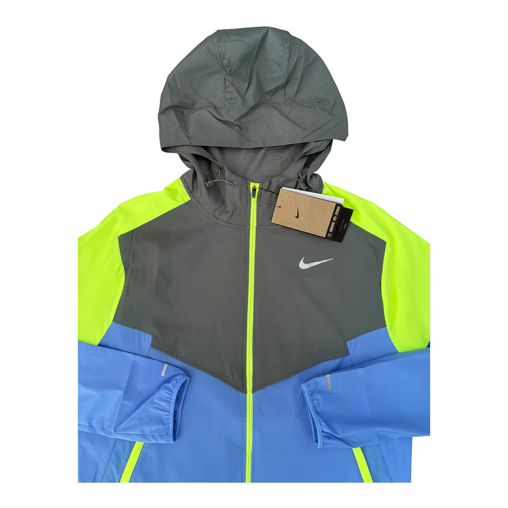 Nike Miler Repel Impossibly Light Windbreaker & Shorts Set – Royal Pulse/Smoke Grey/Volt Ice