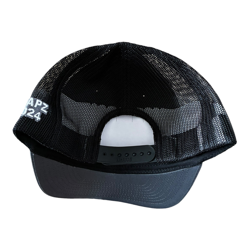 AMQ Grey-White / Black Cap - 2 For £75