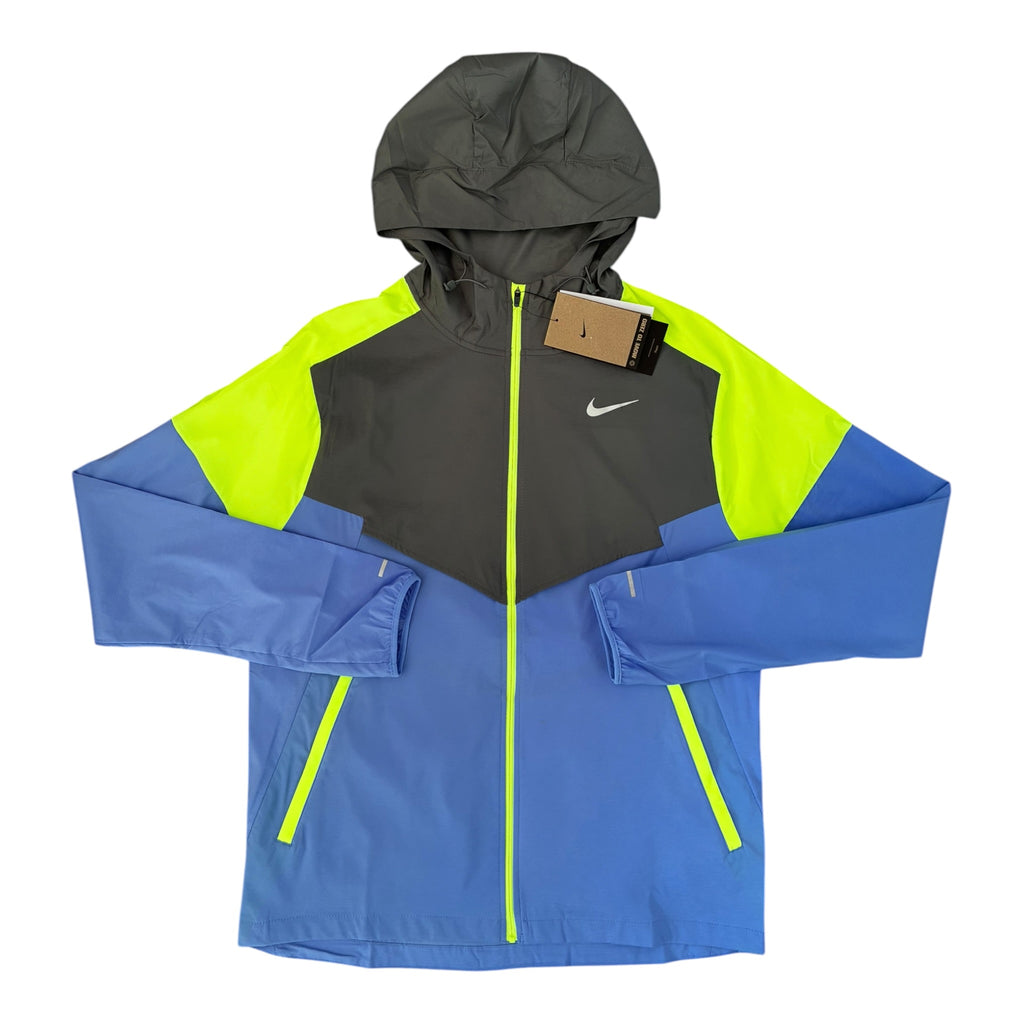 Nike Miler Repel Impossibly Light Windbreaker & Shorts Set – Royal Pulse/Smoke Grey/Volt Ice