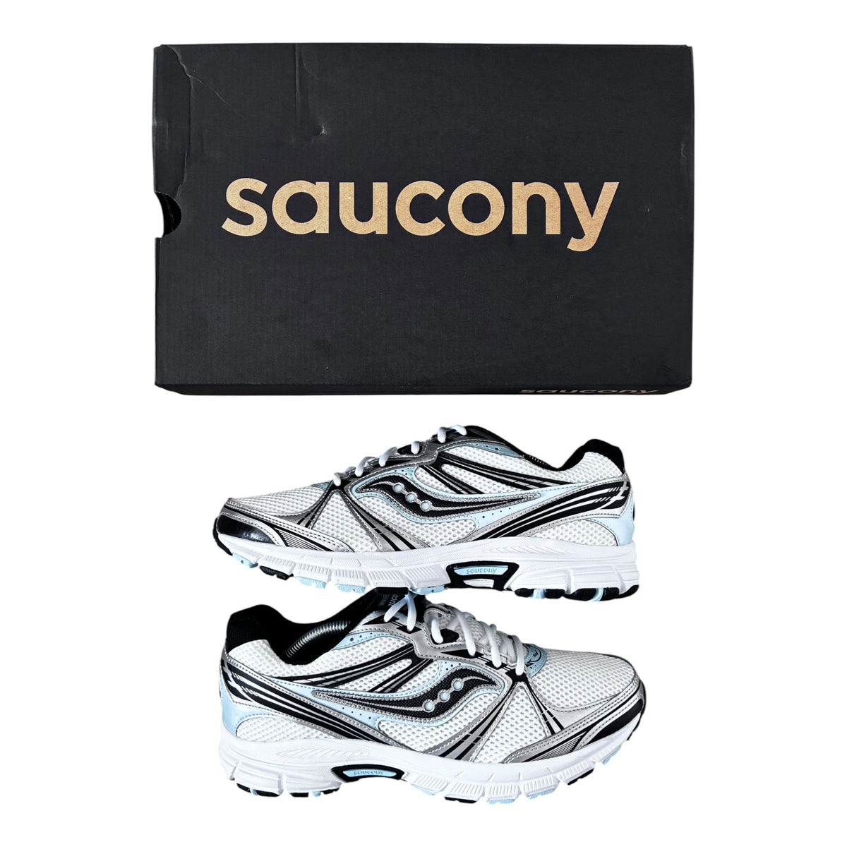Saucony Grid Legacy – White/Silver/Spa