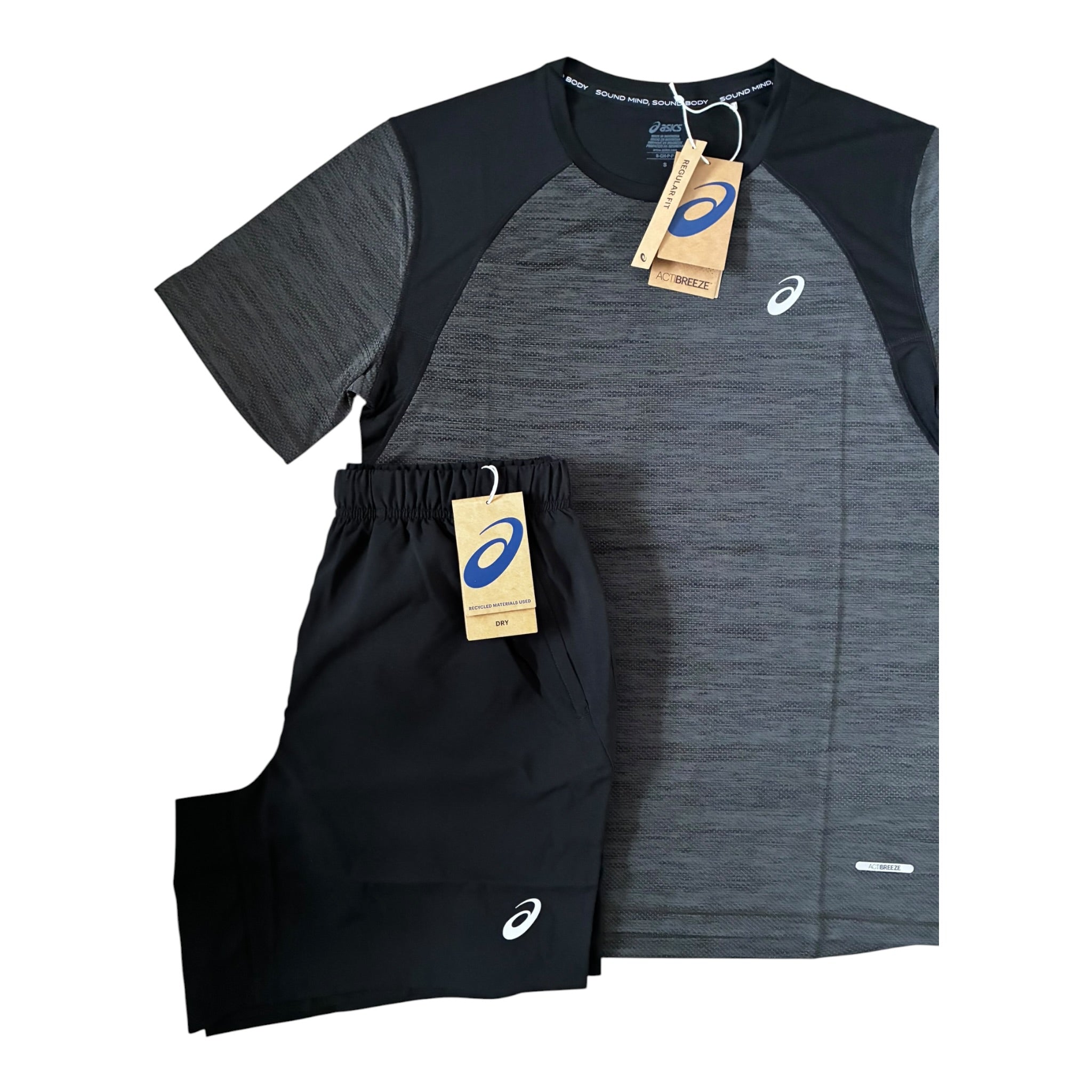 Asics Road Performance SS T-Shirt & Shorts Set