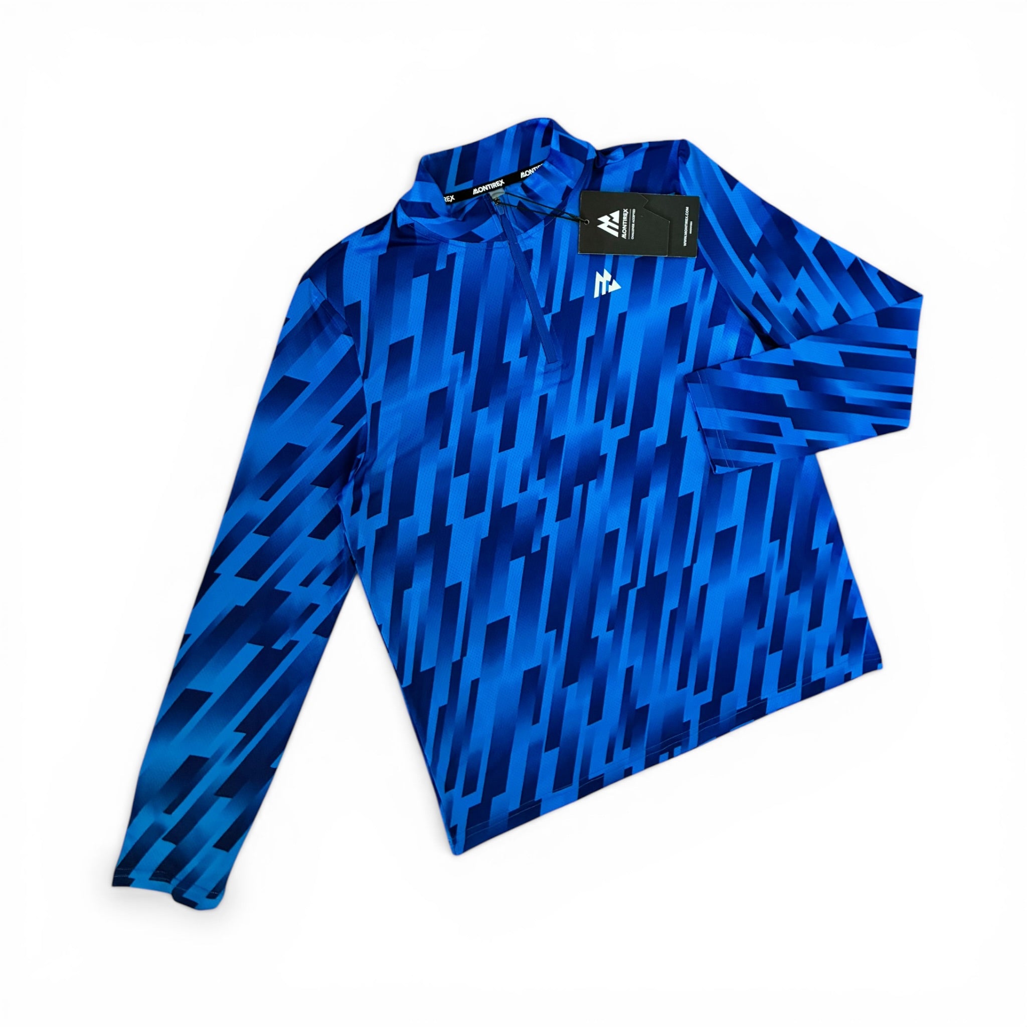 Montirex Junior Steele Printed 1/4 Zip & Storm Outdoor Pant Tracksuit Set