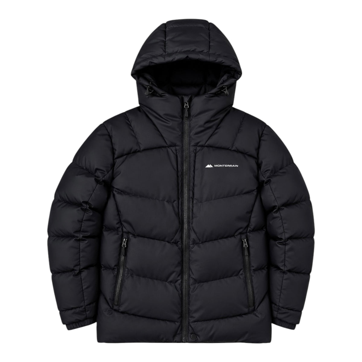 Monterrain Polar Puffer Coat – Jet Black