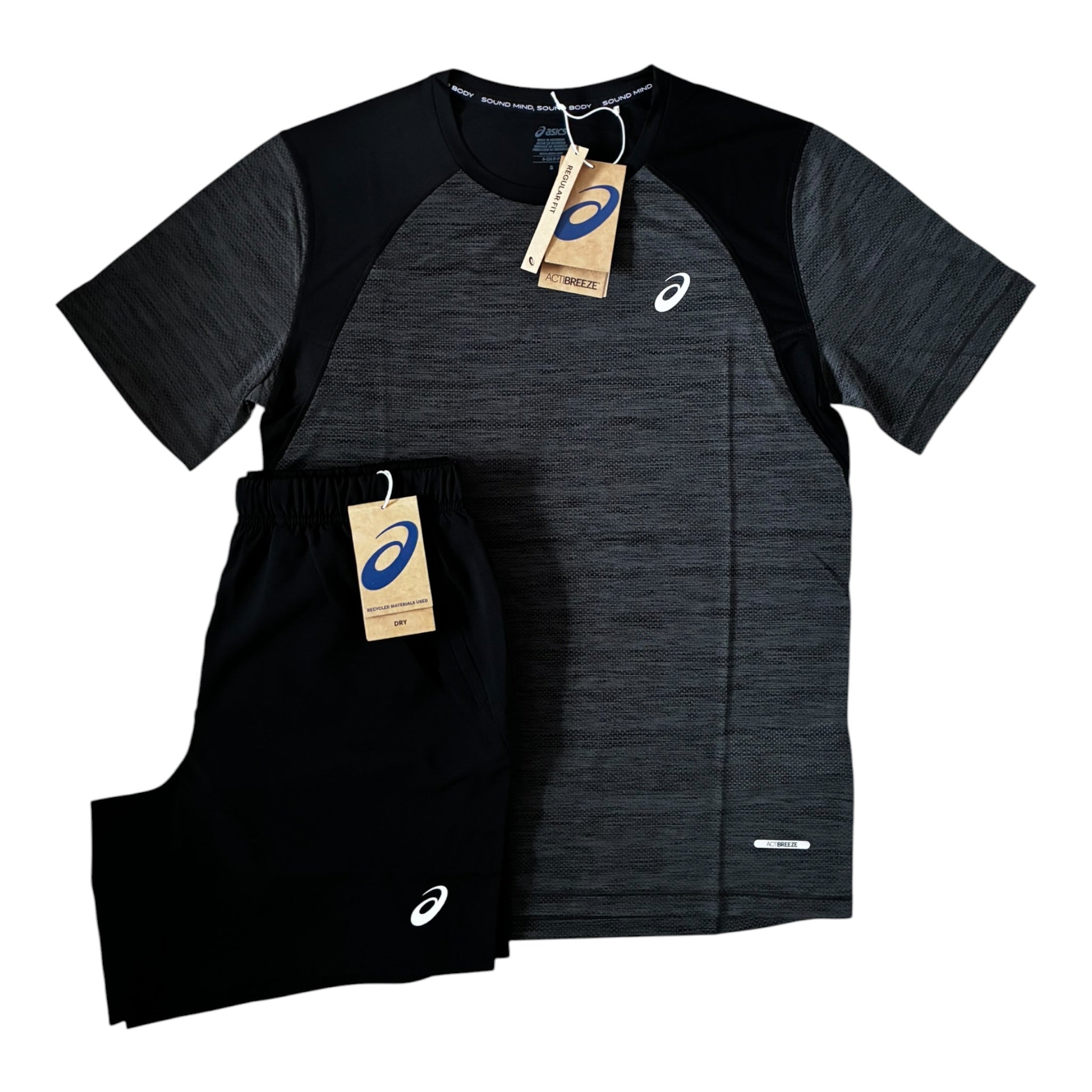 Asics Road Performance SS T-Shirt & Shorts Set