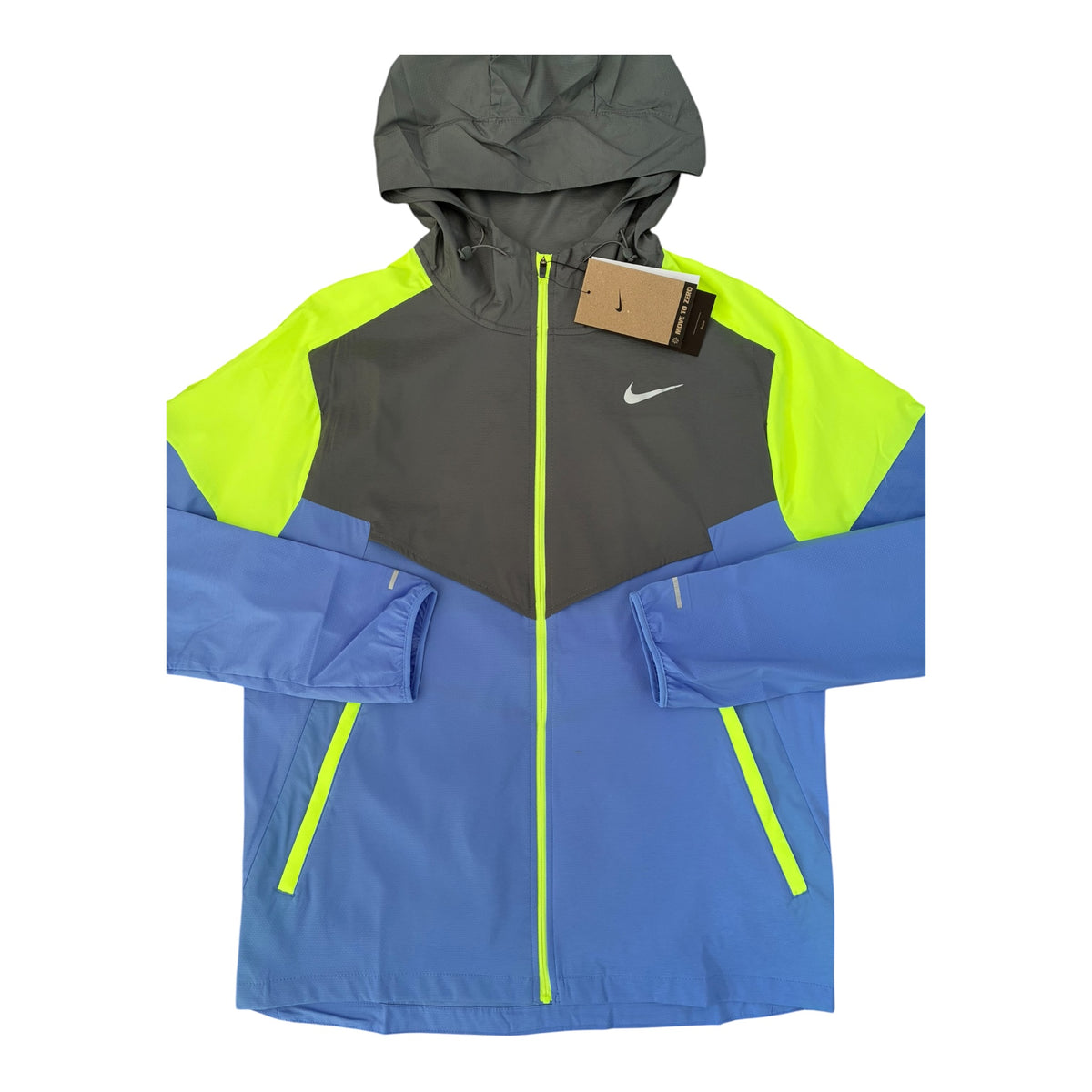 Nike Miler Repel Impossibly Light Windbreaker & Shorts Set – Royal Pulse/Smoke Grey/Volt Ice