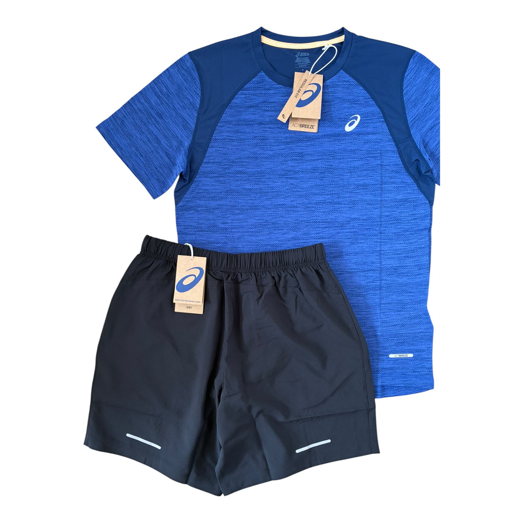 Asics Road Performance SS T-Shirt & Shorts Set