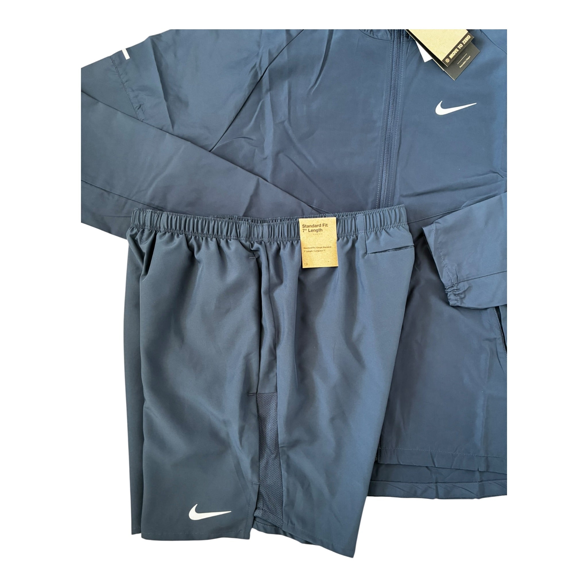 Nike Miler Repel UV Windrunner Jacket & Shorts Set