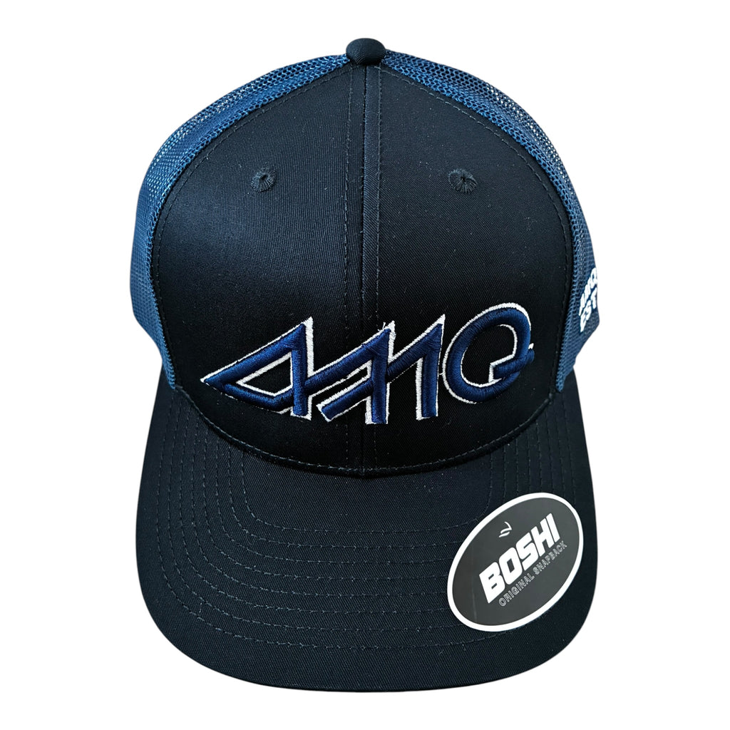 AMQ Navy Blue / White Cap - 2 For £75