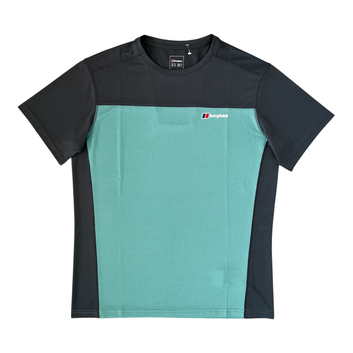 Berghaus Explorer 2.0 T-Shirt – Light Blue/Dark Grey