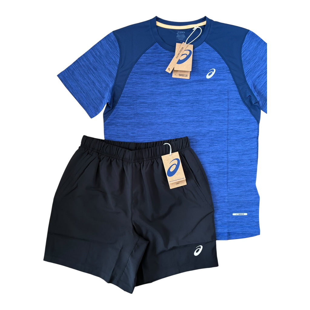 Asics Road Performance SS T-Shirt & Shorts Set