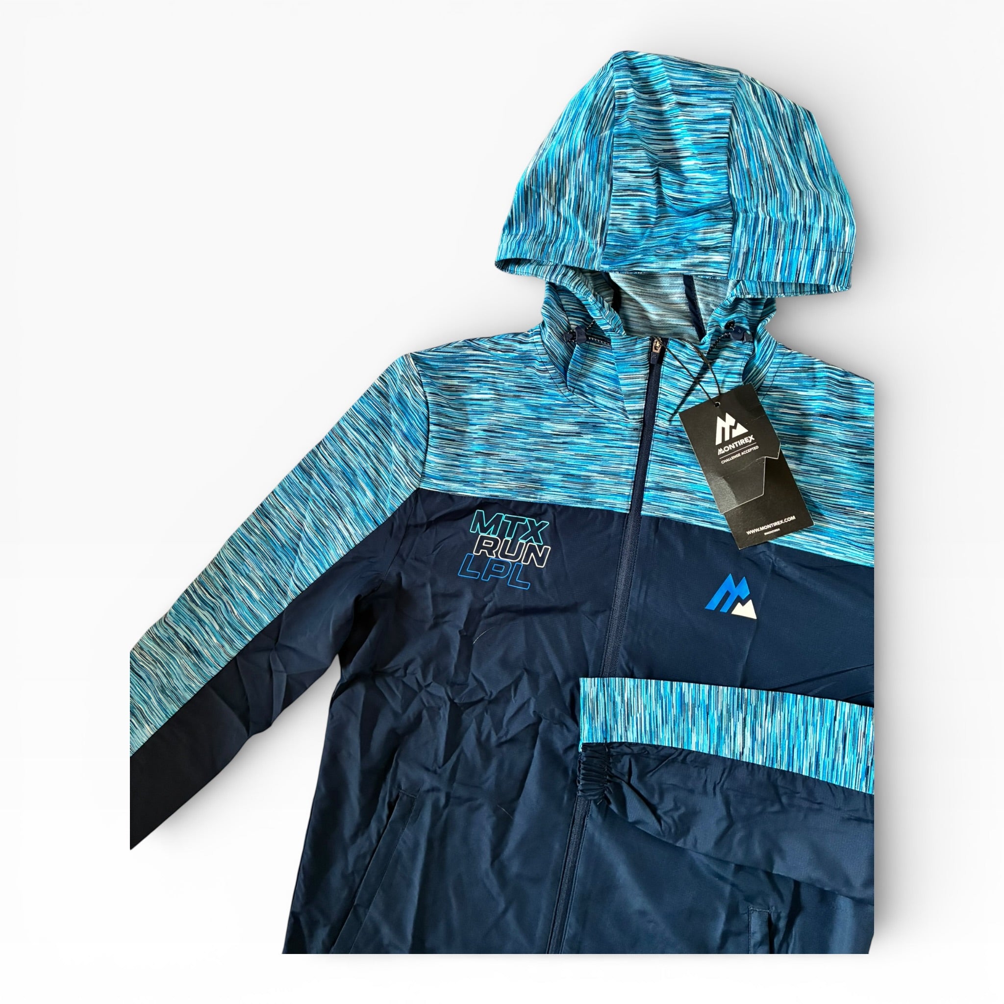 Montirex Trail Run City LPL Blue Windbreaker Jacket