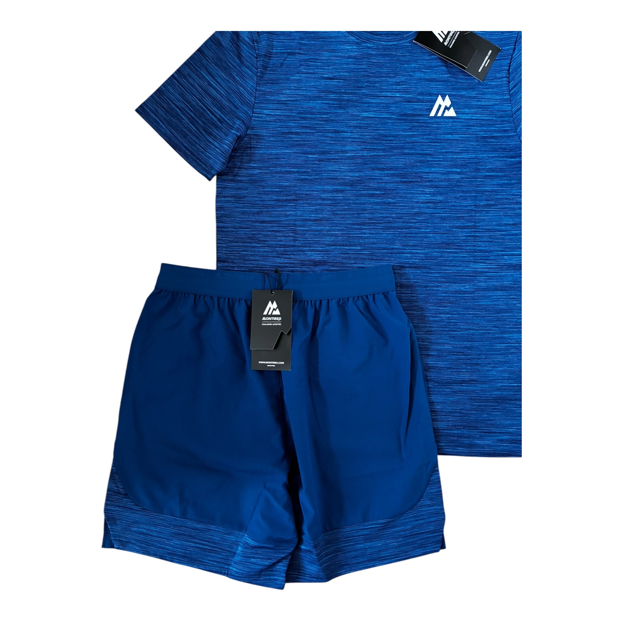 Montirex Trail 2.0 T-Shirt & Shorts Set – Agency/Oceanic/Mariana Navy Blue