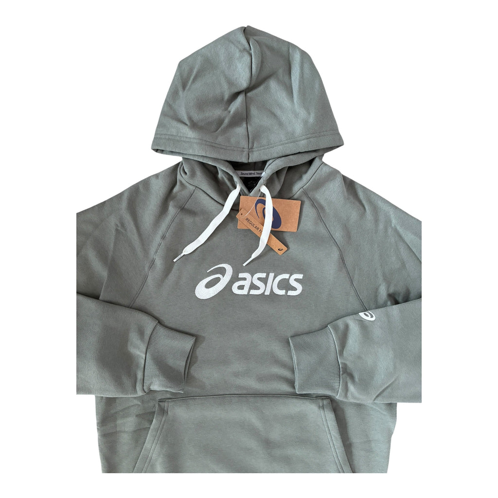 Asics Logo Fleece Pullover Tracksuit Set – Lichen Green