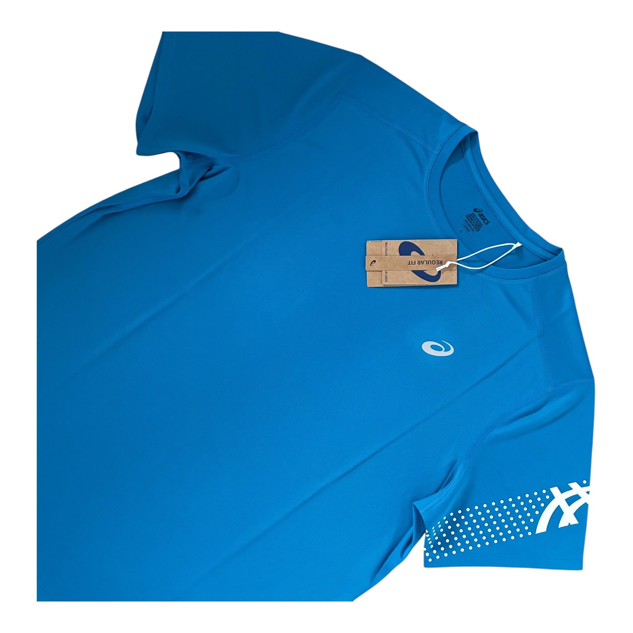 Asics Icon T-Shirt & Shorts Set – Aegean Blue/Cream