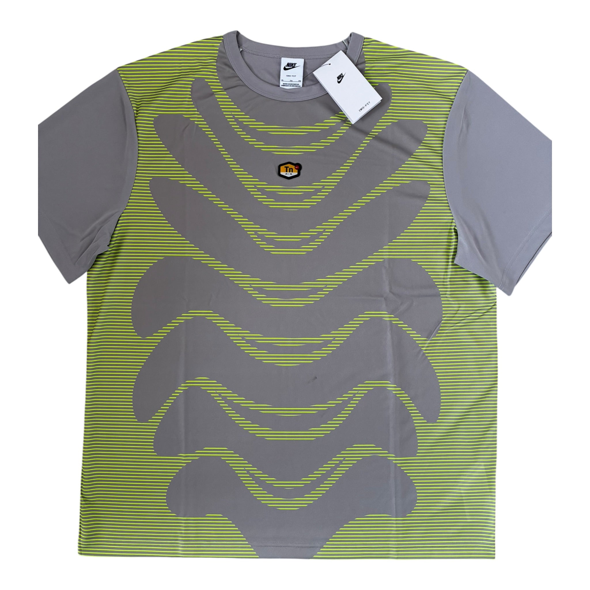 Nike Air Max Plus TN Tuned T-Shirt – College Grey/Neon Yellow