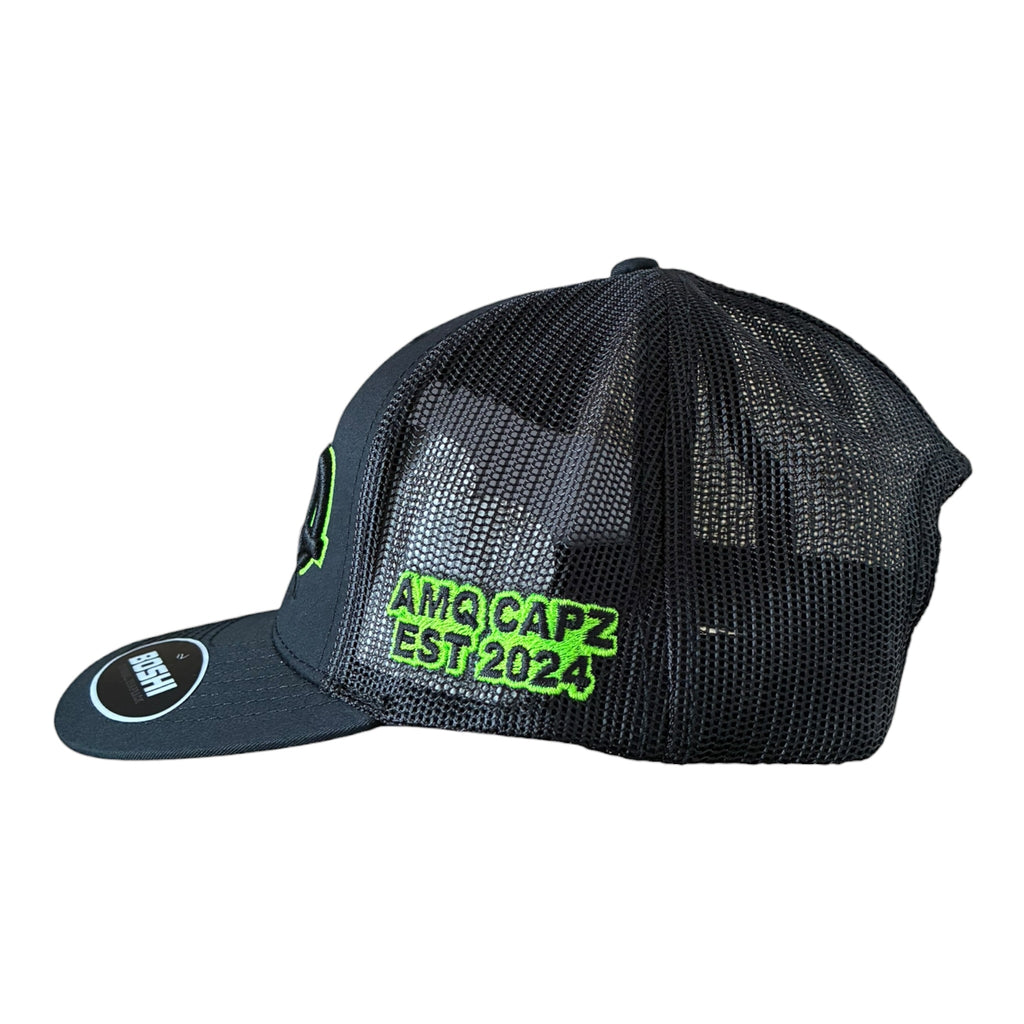 AMQ Neon / Black Cap - 2 For £75