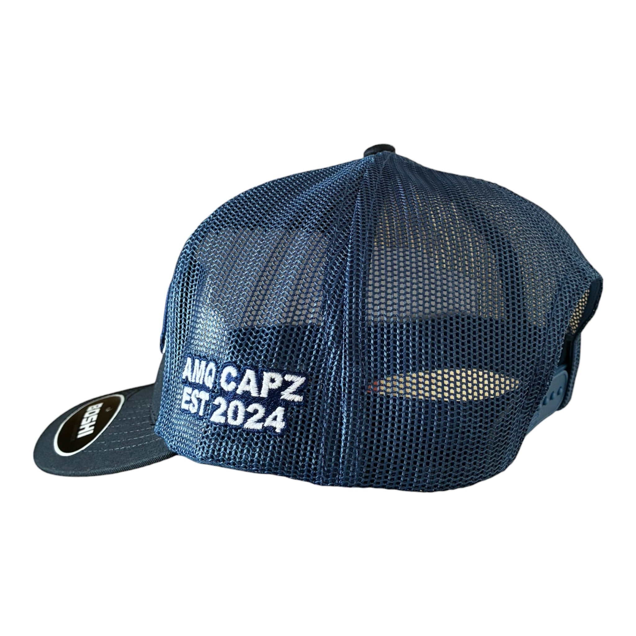 AMQ Navy Blue / White Cap - 2 For £75