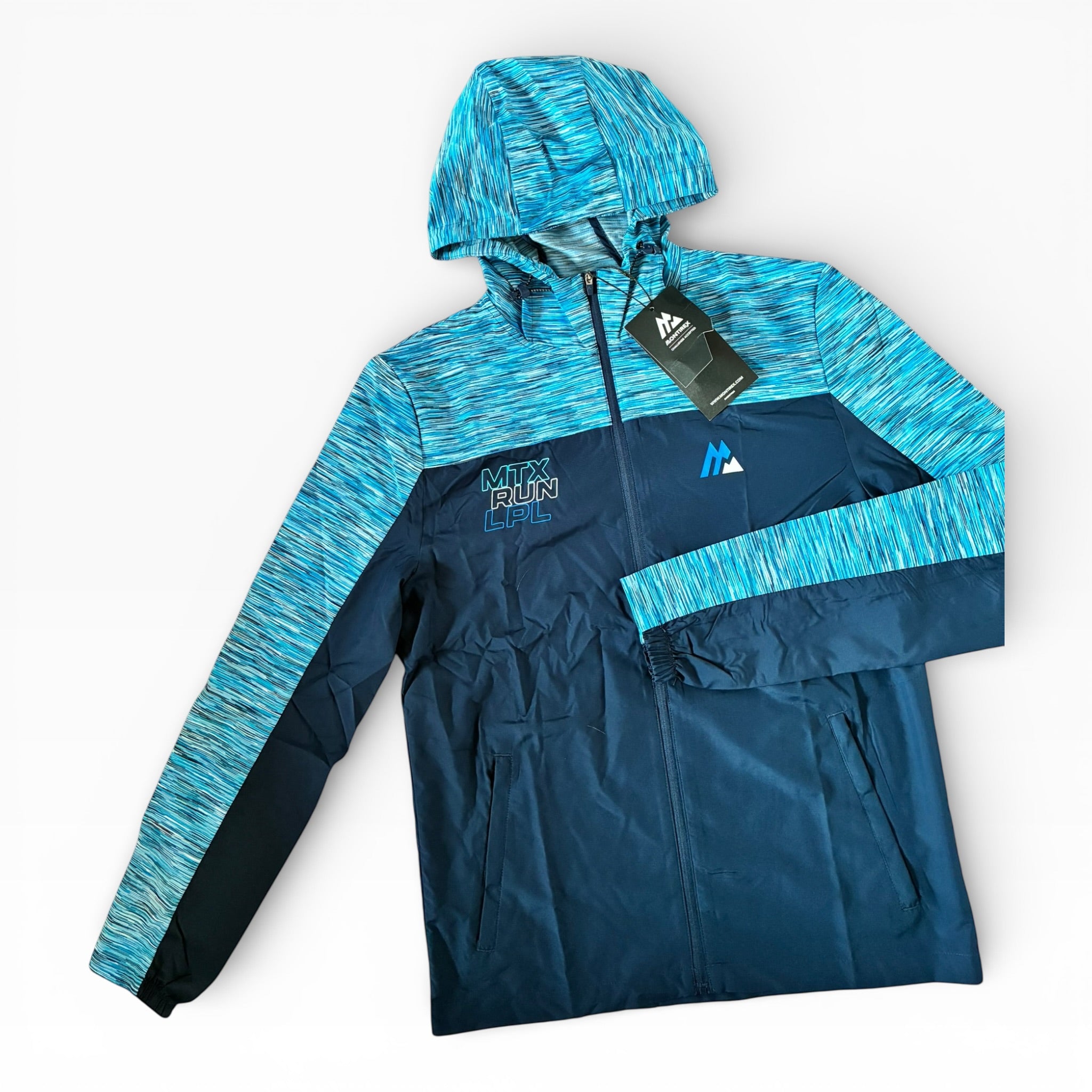 Montirex Trail Run City LPL Blue Windbreaker Jacket