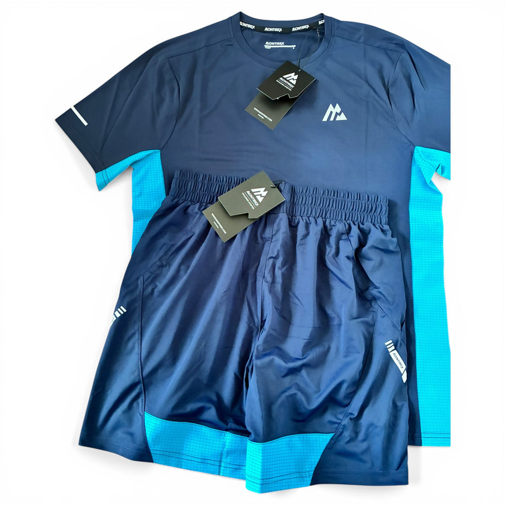 Montirex Trek 2.0 Windbreaker & Vector T-Shirt & Shorts Set