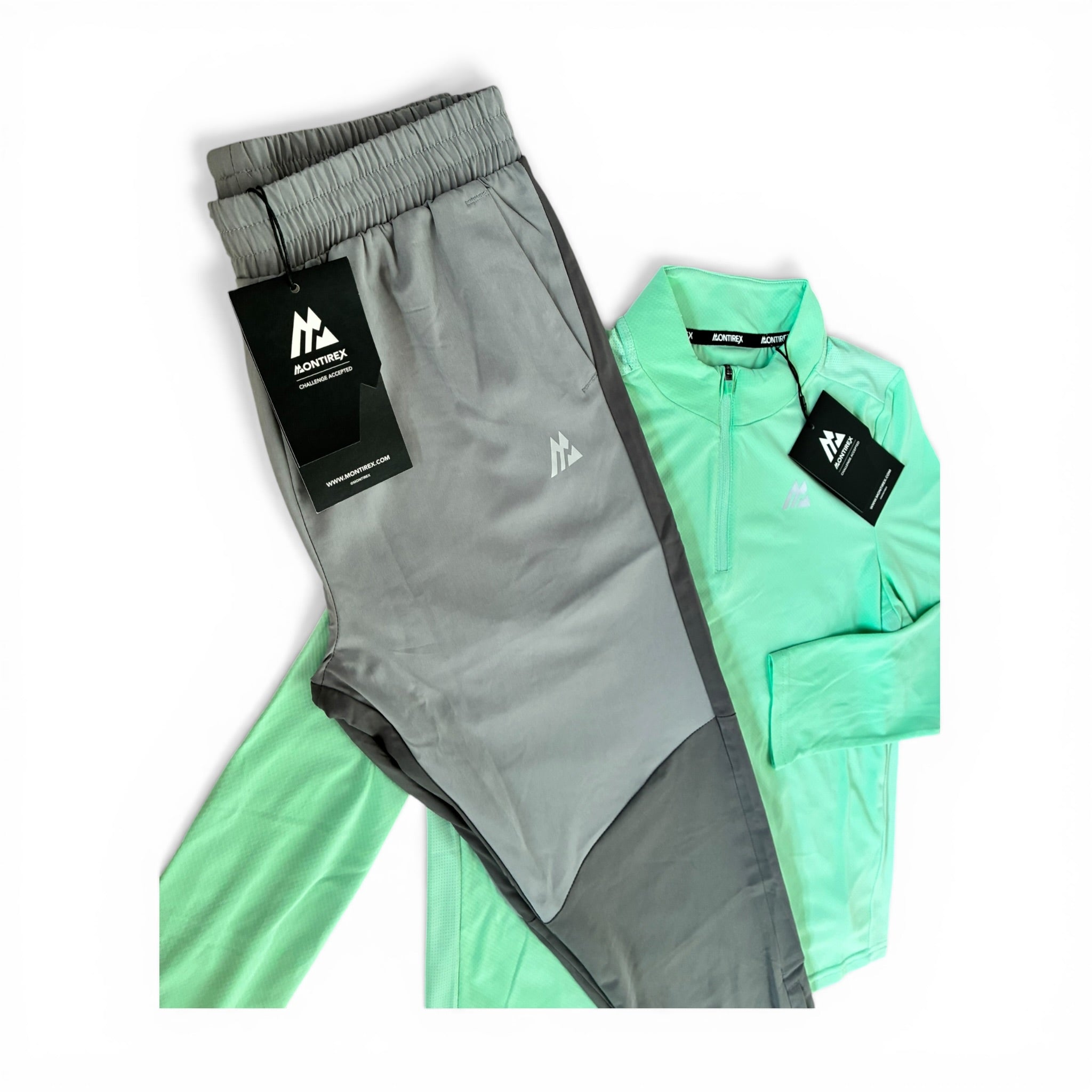 Montirex Junior Delta 1/4 Zip & Rush 2.0 Pant Tracksuit Set