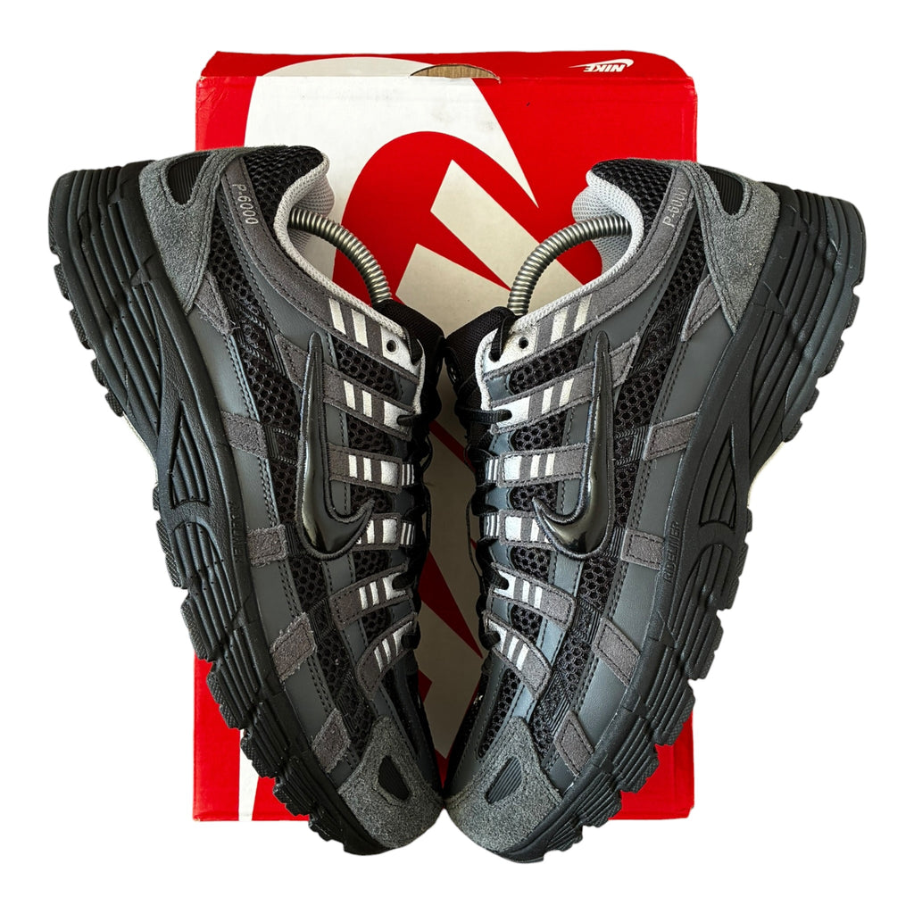 Nike P-6000 Black/Anthracite Chrome Suede