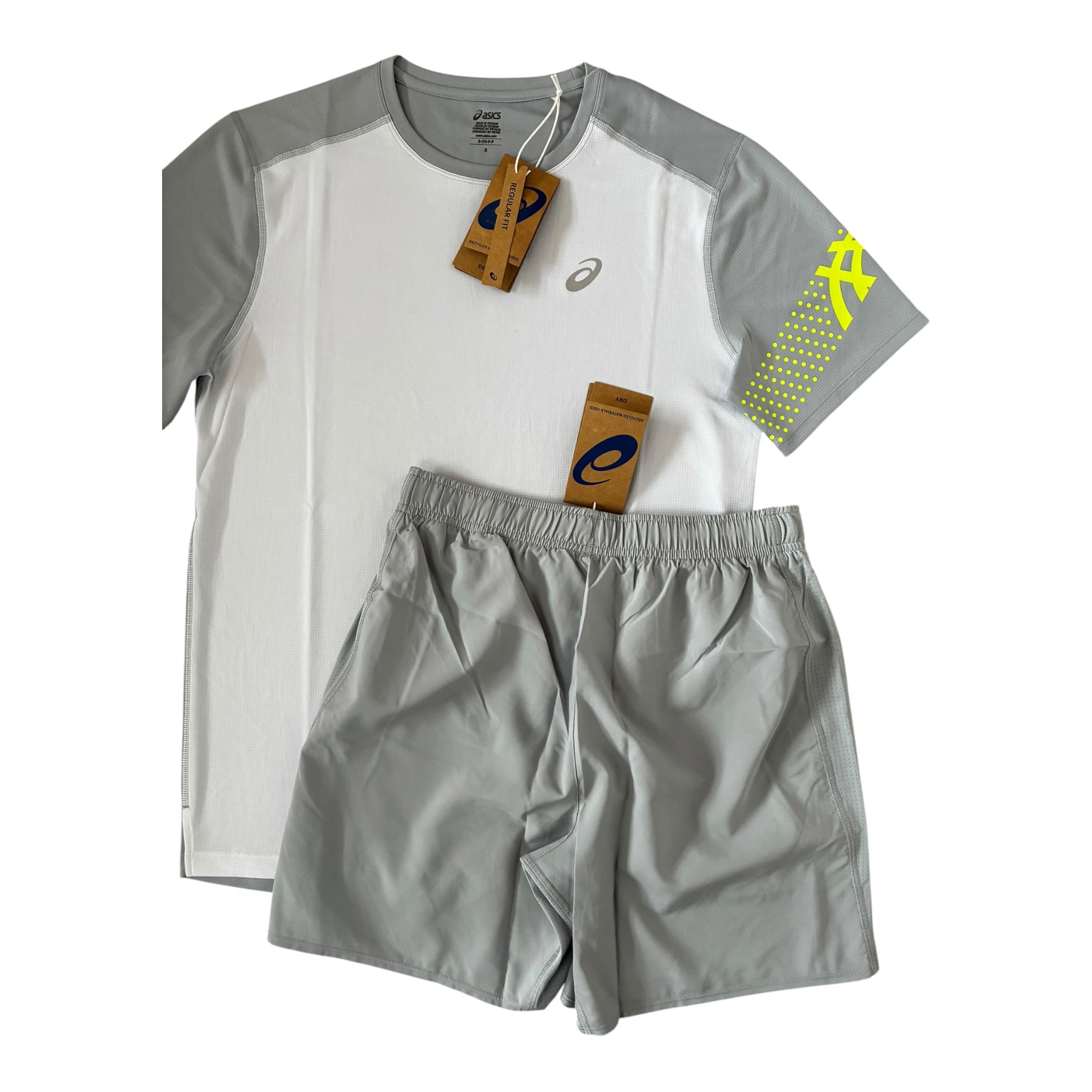 Asics Icon Two-Tone T-Shirt & Shorts Set
