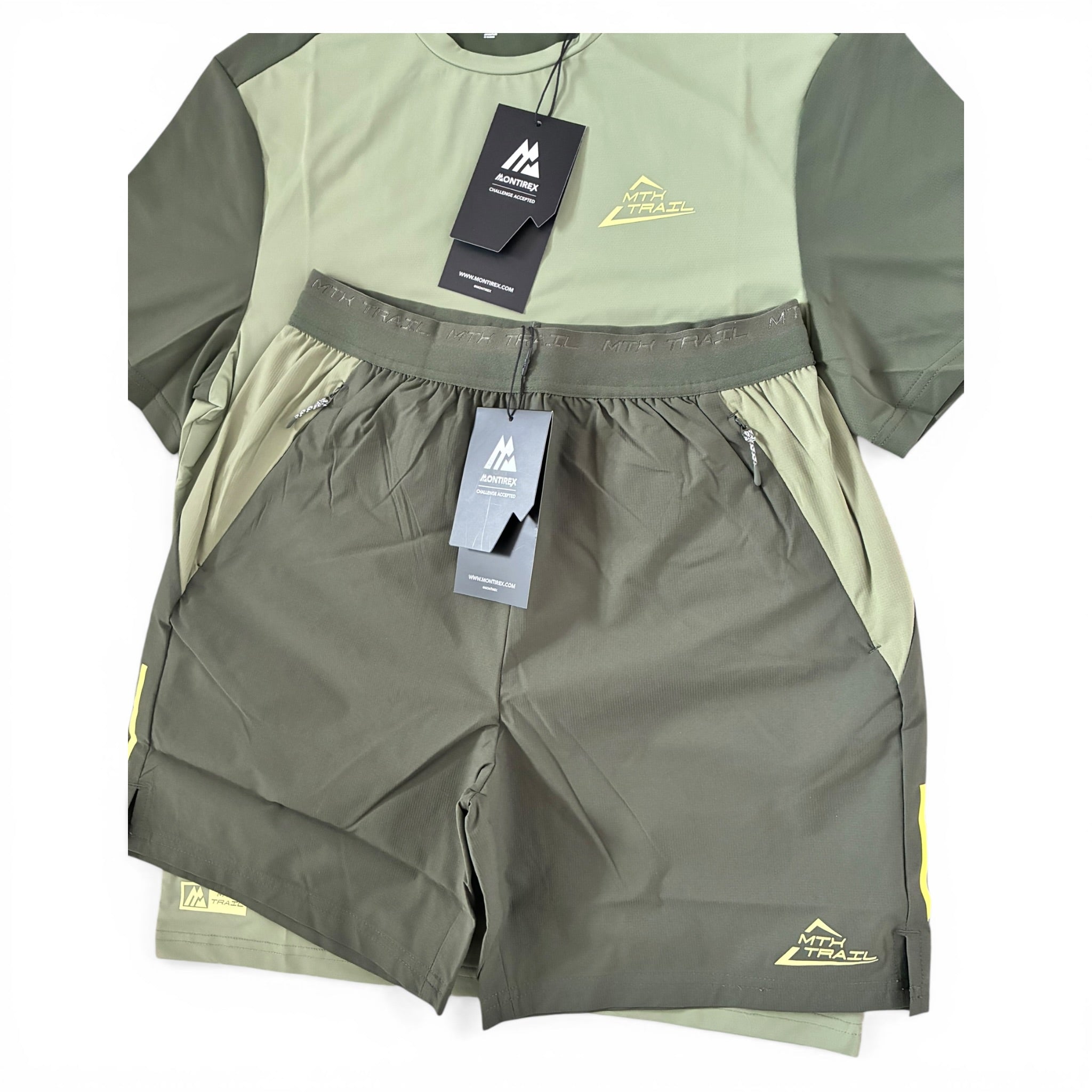 Montirex Trail Windbreaker T-Shirt & Shorts Set
