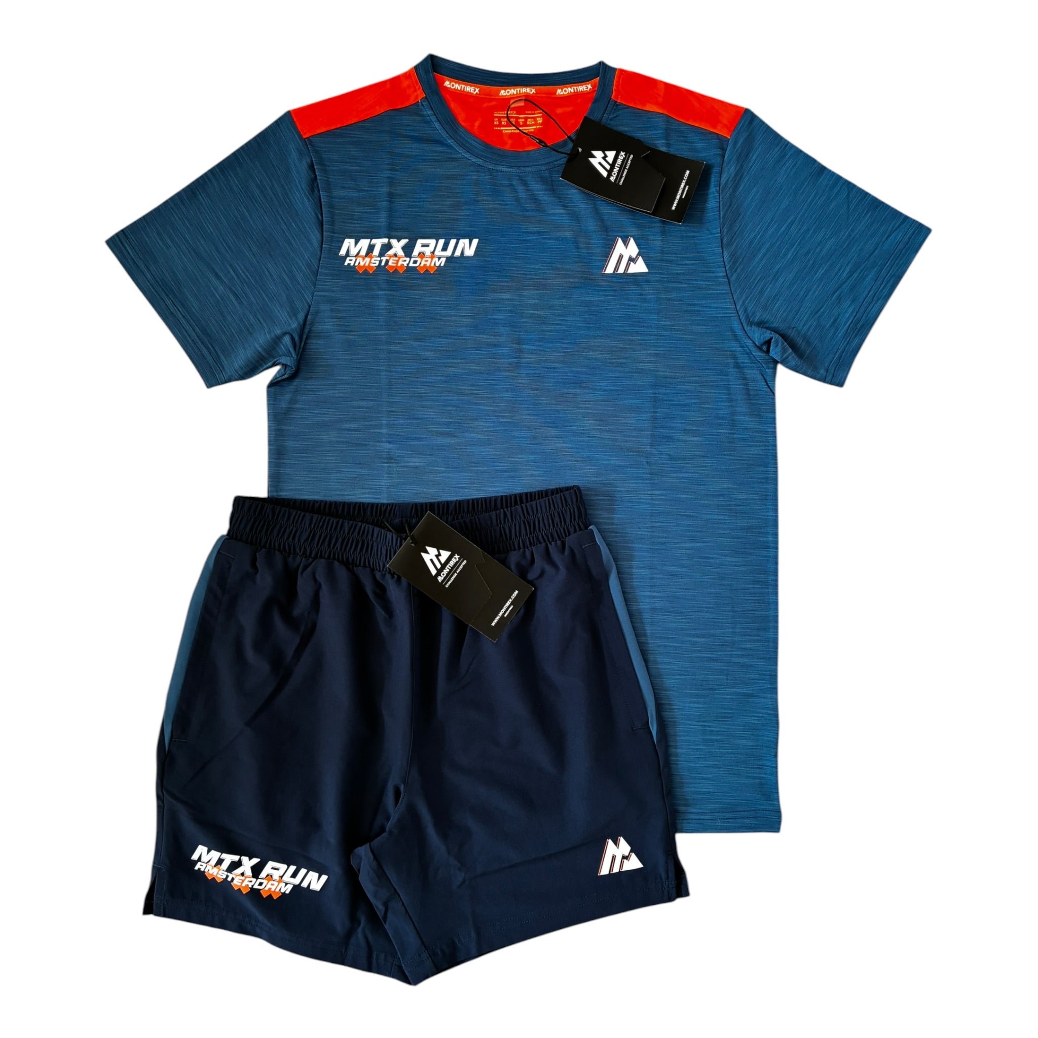 Montirex Run City Amsterdam T-Shirt & Shorts Set