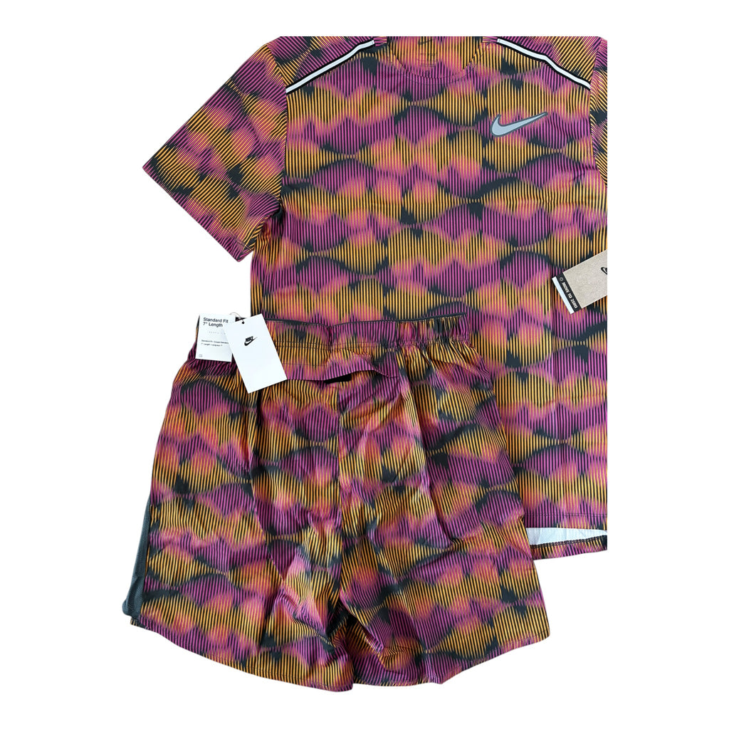 Nike Miler Soundwave Tshirt & Shorts Set