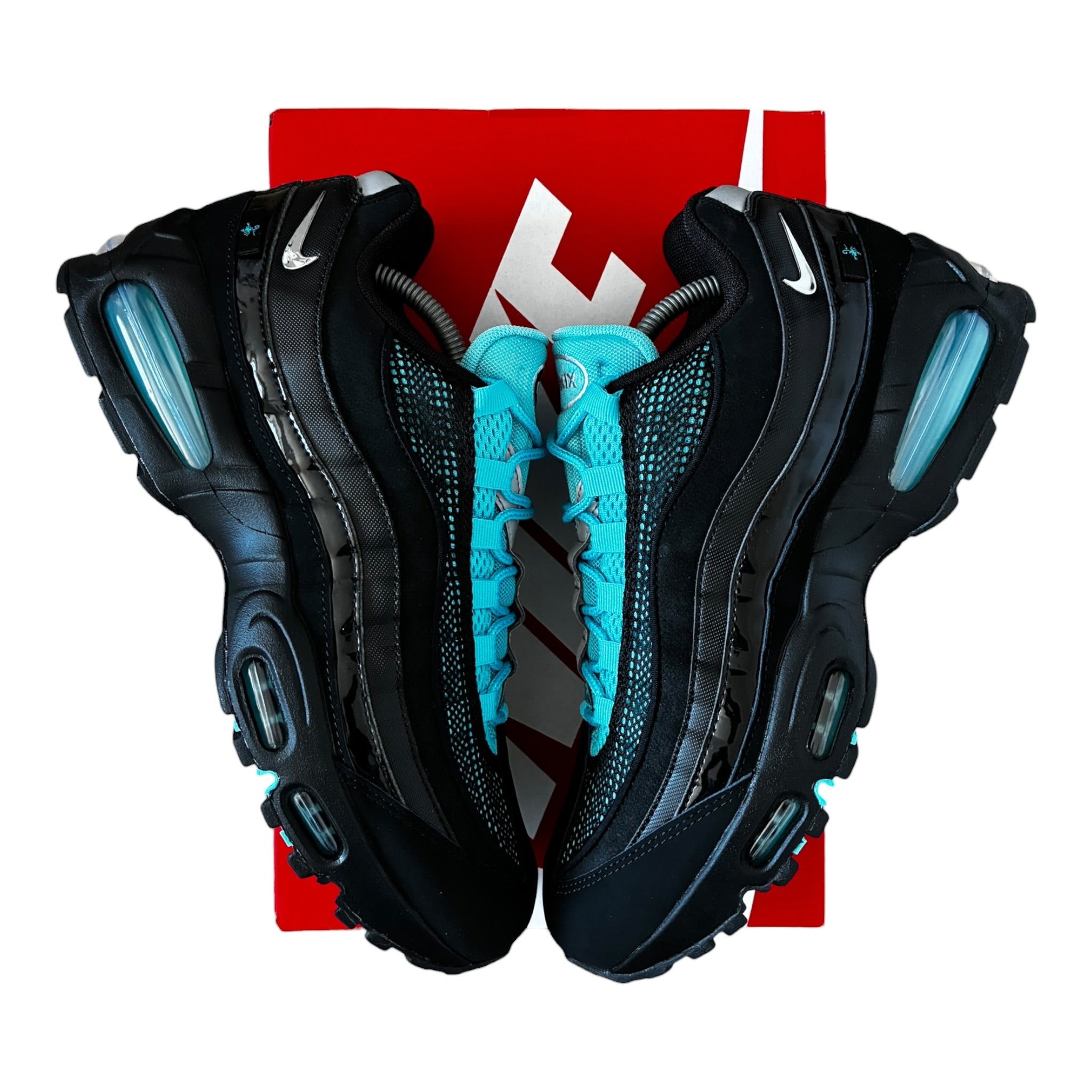 Nike Air Max 95 Big Bubble Scorpion – Black/Chrome/Gamma Blue