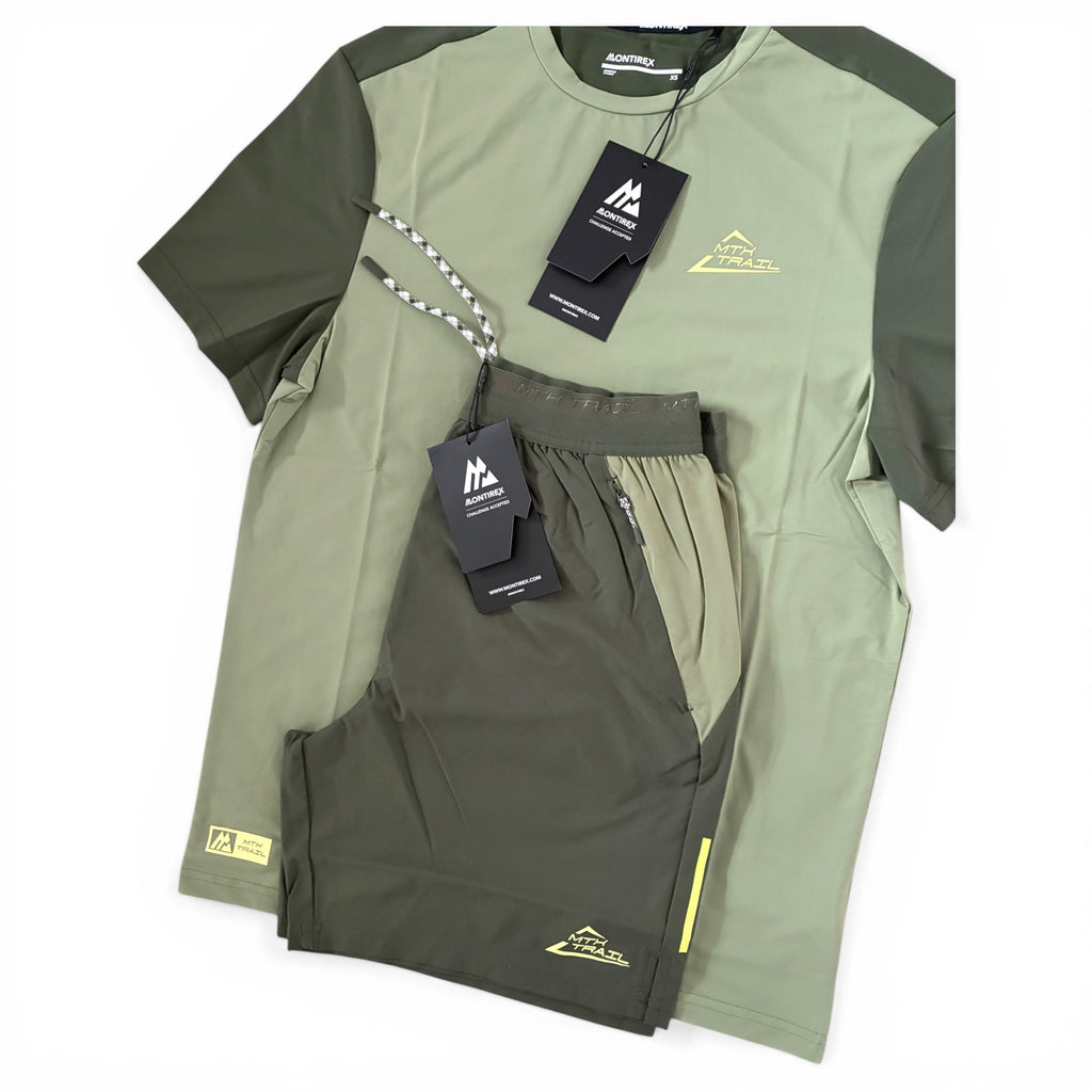 Montirex Trail Windbreaker T-Shirt & Shorts Set