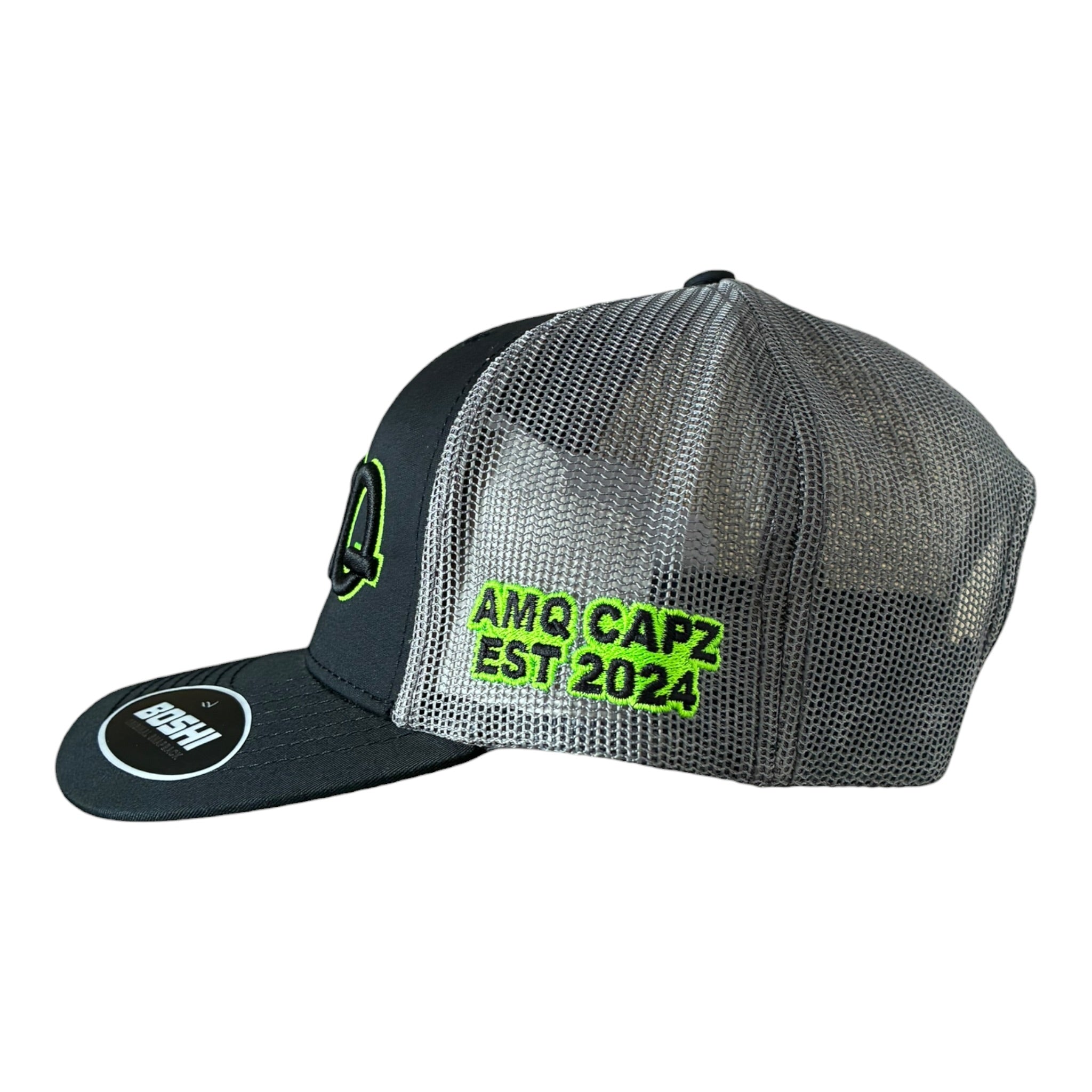 AMQ Neon-Black / Grey Cap - 2 For £75
