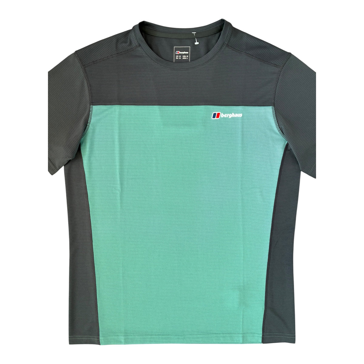 Berghaus Explorer 2.0 T-Shirt – Light Blue/Dark Grey