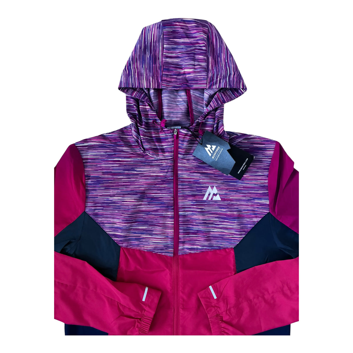 Montirex Trail 3.0 Windbreaker Jacket & Trace Running Pant Tracksuit Set – Spiced Cherry/Midnight Blue/Coral/Tuscan Grape/White