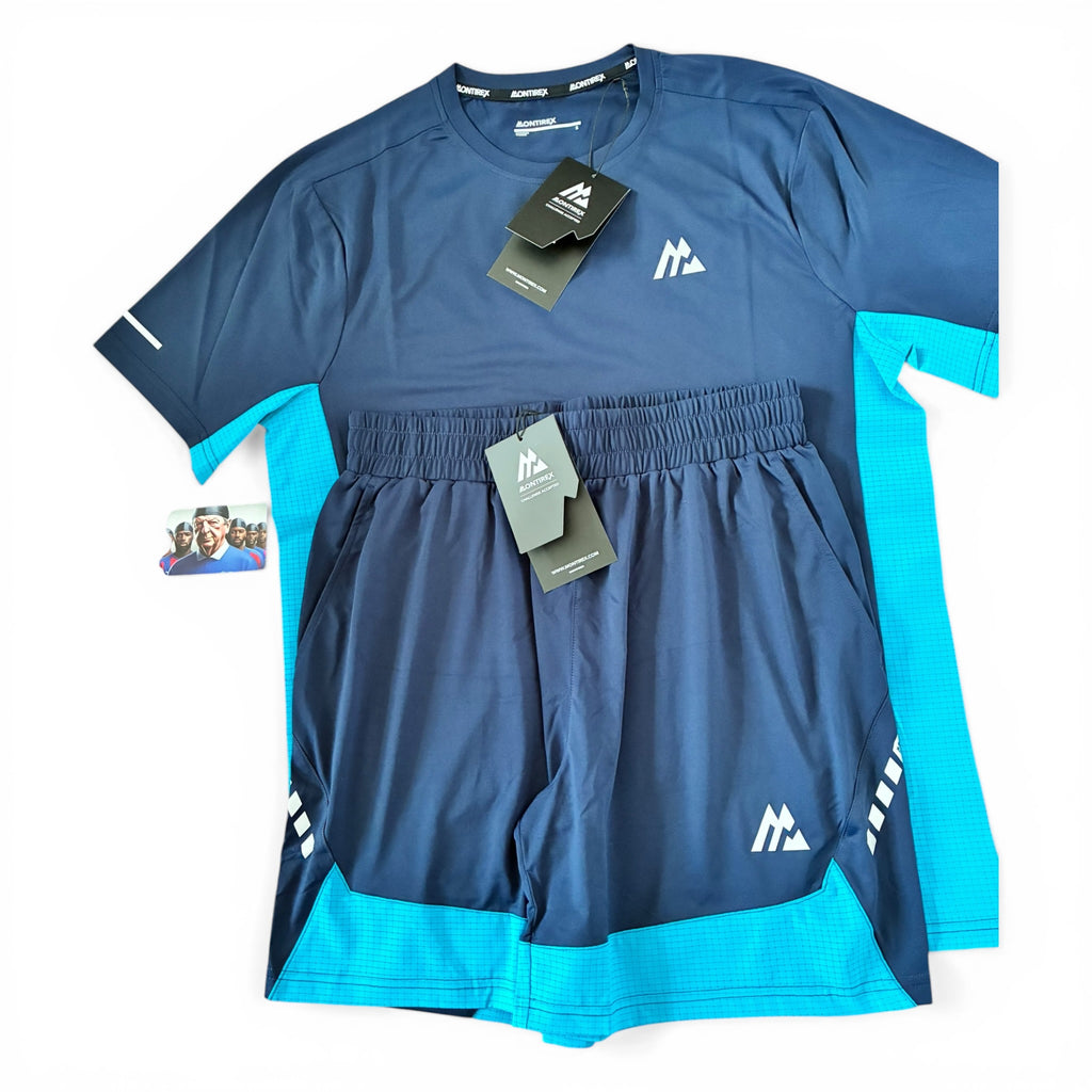 Montirex Trek 2.0 Windbreaker & Vector T-Shirt & Shorts Set