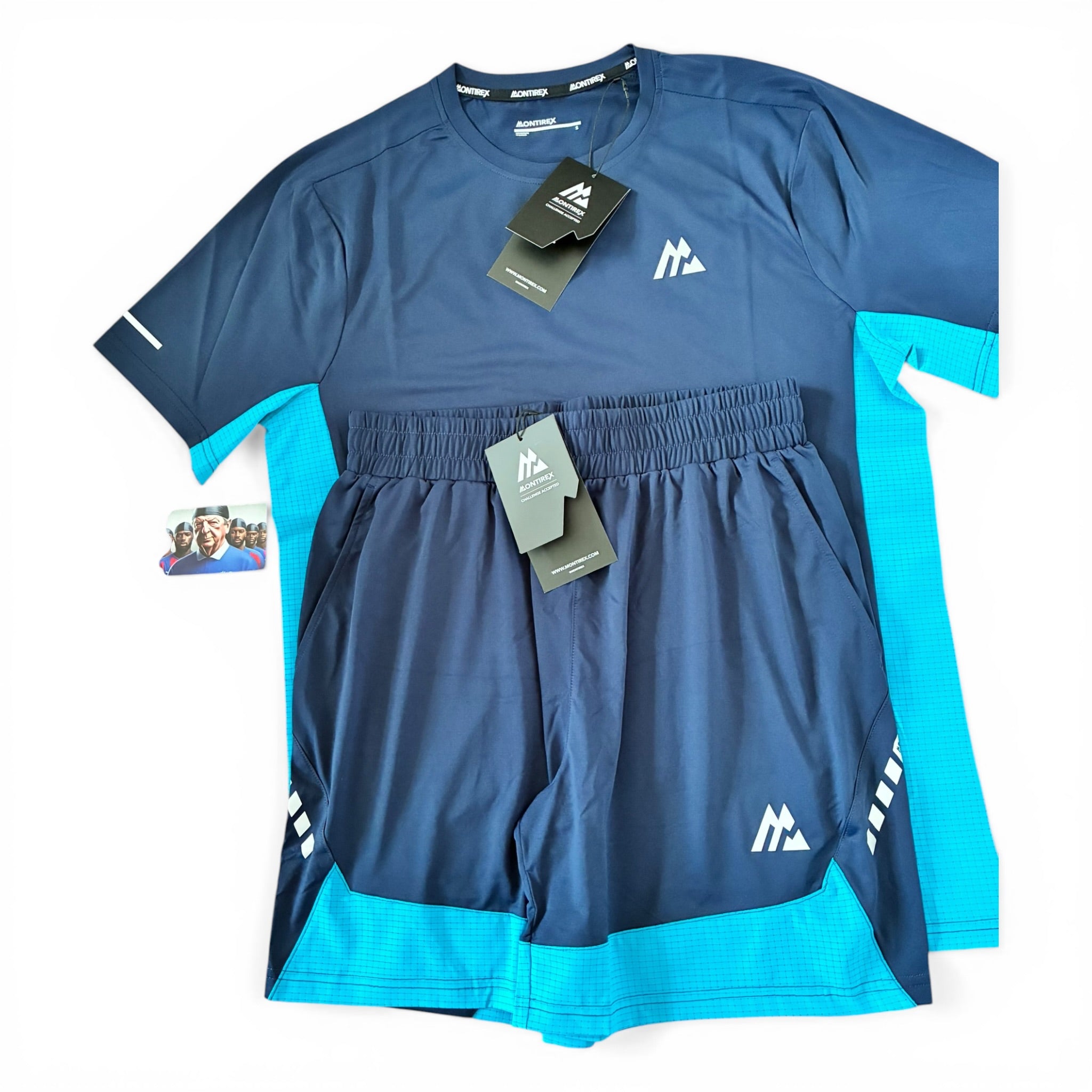 Montirex Trek 2.0 Windbreaker & Vector T-Shirt & Shorts Set
