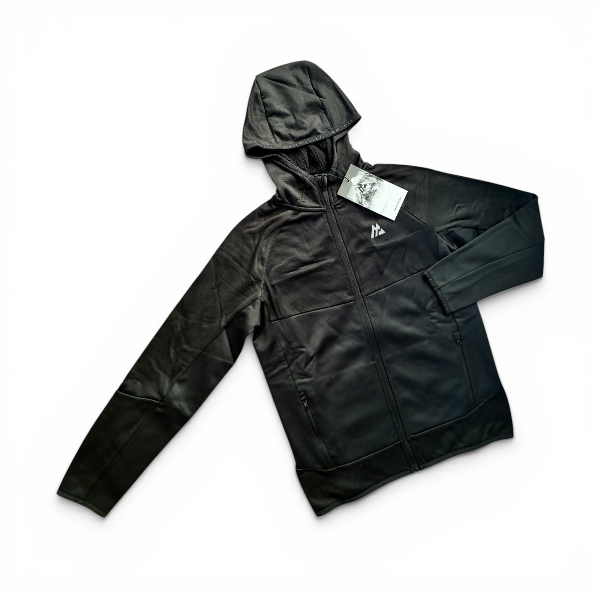 Montirex Junior Longitude Gridded Poly Hoodie & Storm Outdoor Pant Tracksuit Set