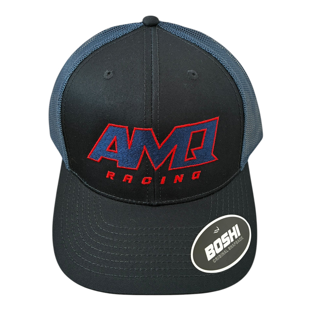 AMQ Navy / Red Racing Cap - 2 For £75