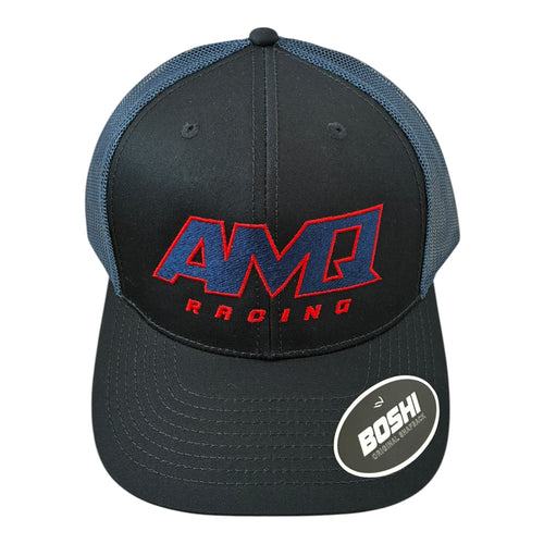 AMQ Navy / Red Racing Cap - 2 For £75