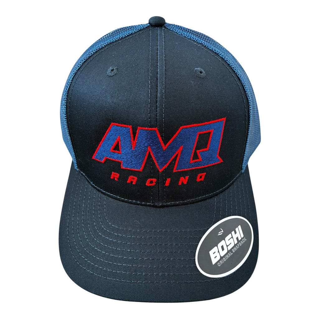 AMQ Navy / Red Racing Cap - 2 For £75