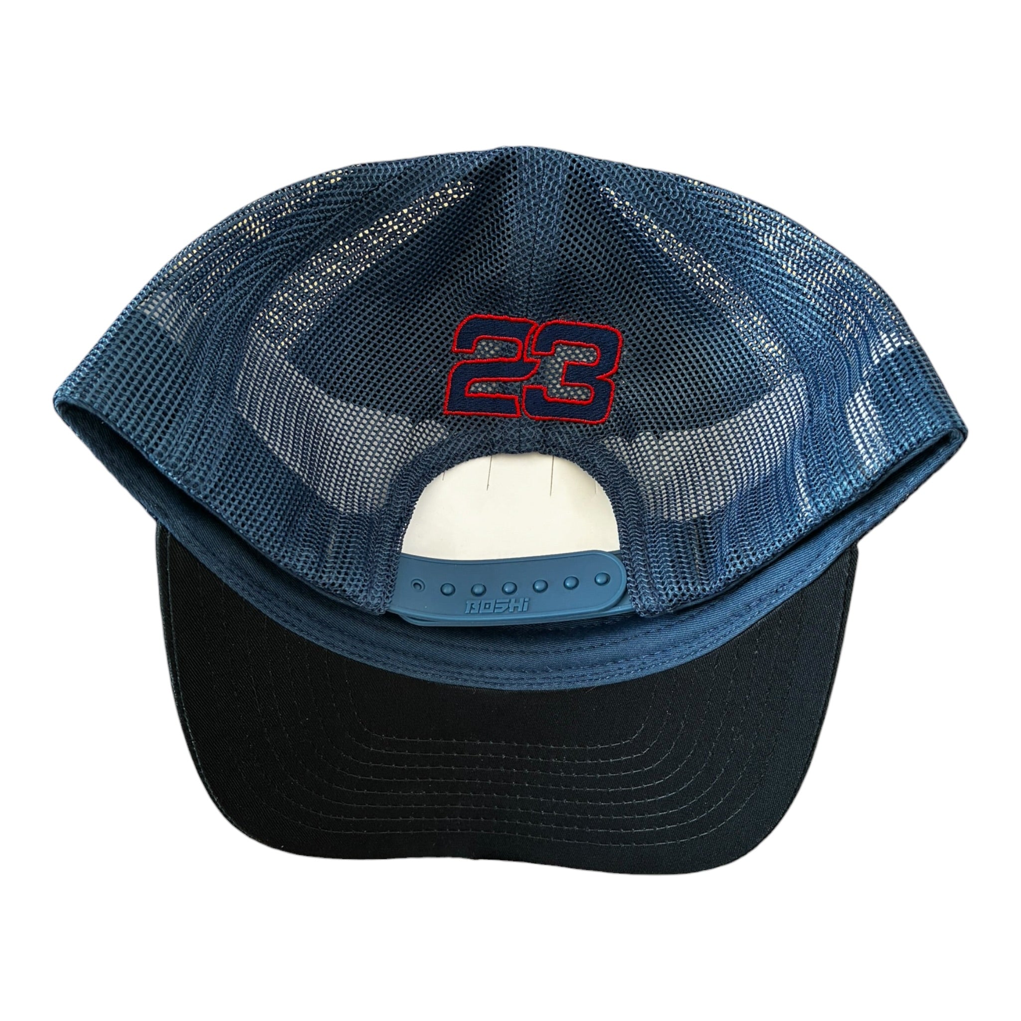 AMQ Navy / Red Racing Cap - 2 For £75