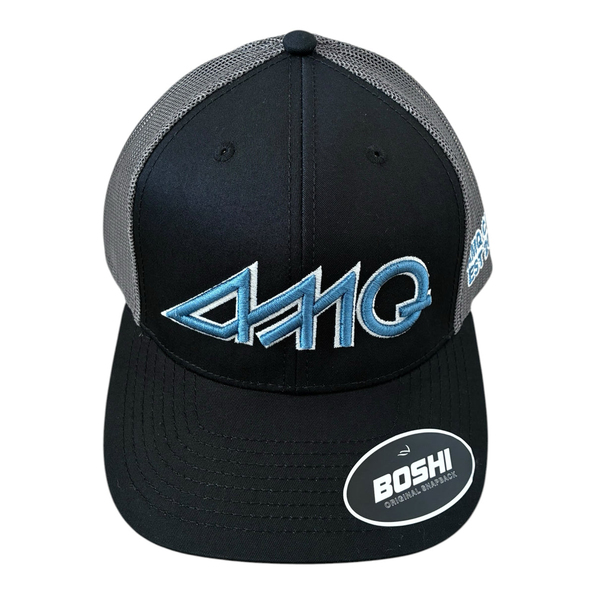 AMQ Cap – Black / Teal / Grey-White